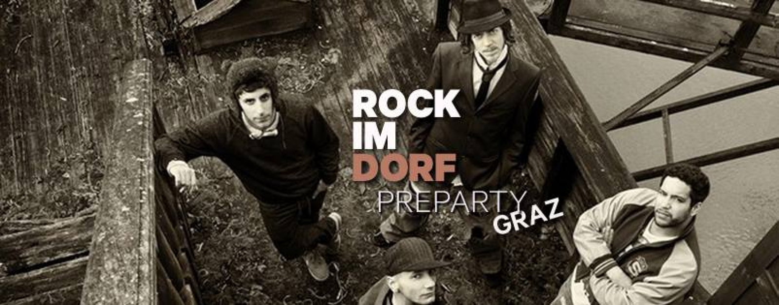 Plakat ROCK IM DORF Preparty Graz