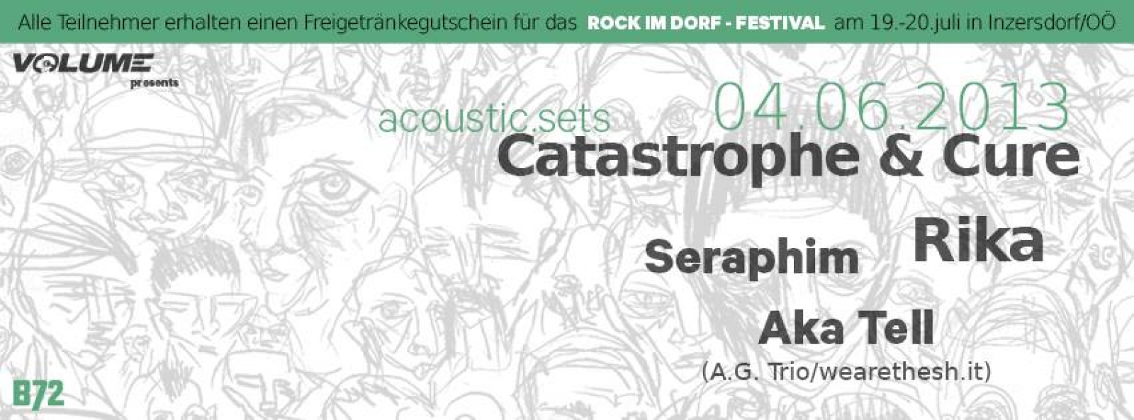 Plakat ROCK IM DORF Preparty B72