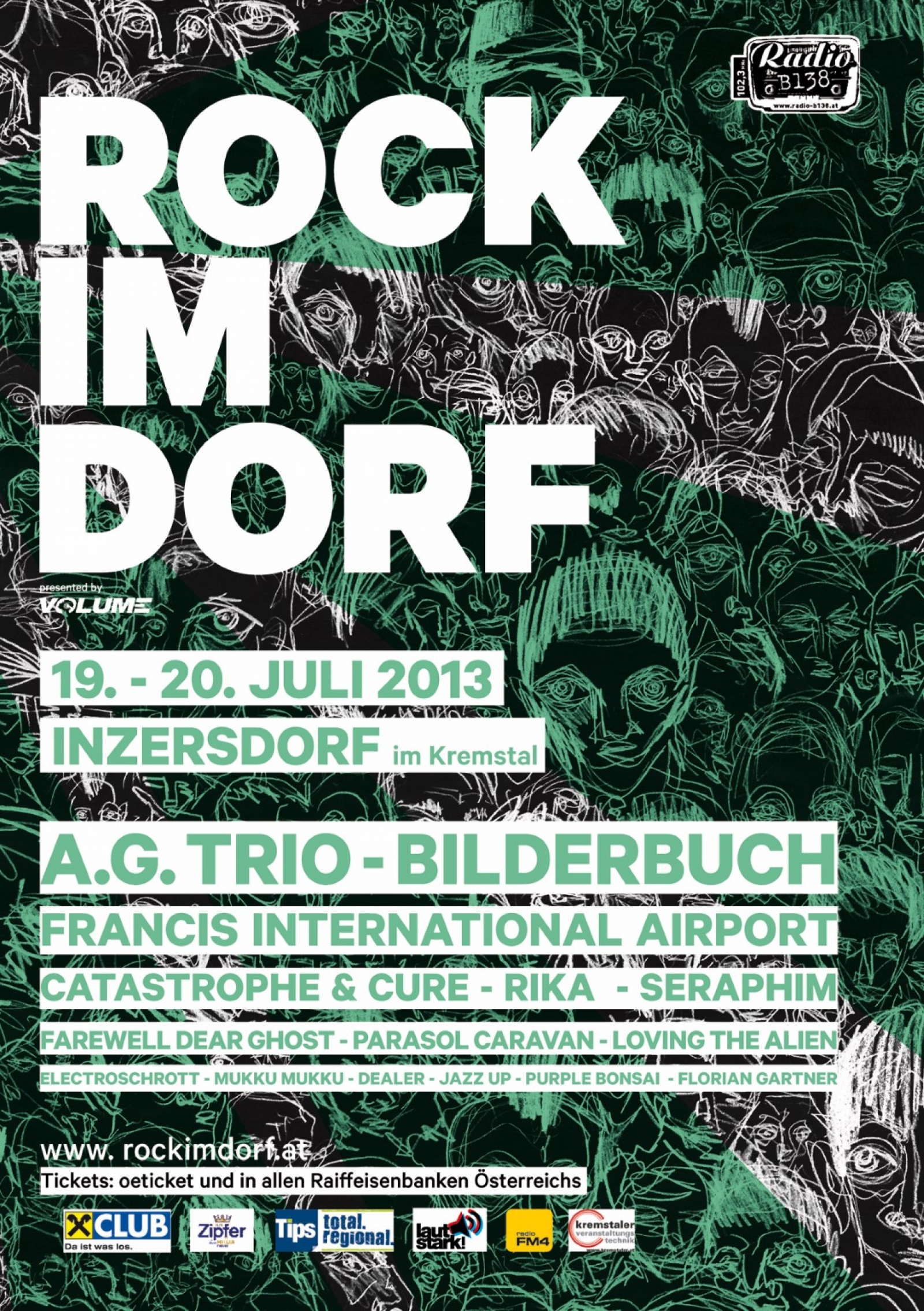 Plakat ROCK IM DORF Festival 2013