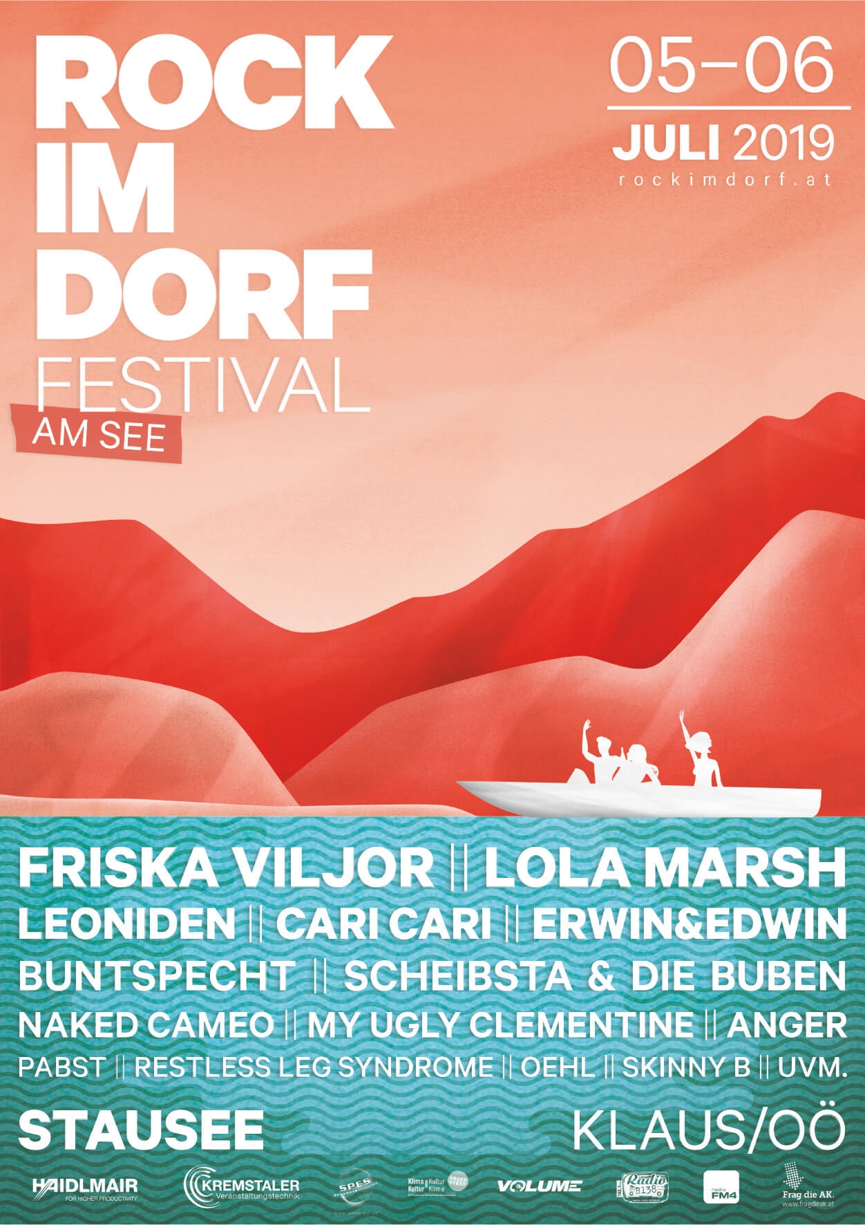 Plakat ROCK IM DORF Festival 2019