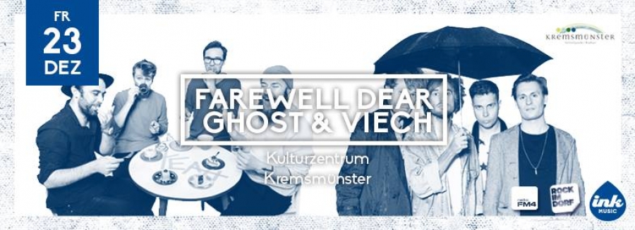 Plakat Rock'in'K mit Farewell Dear Ghost & Mynth